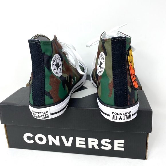 Converse Ctas High Top Canvas Chocolate Green K/W - Picture 4 of 8